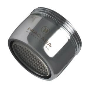 나이아가라 보존 - N3210B-PC-T 1.0 GPM 듀얼 스레드 압력 보정 버블 스프레이 캘리포니아 준수 수도꼭지 에어레이터 6팩 저유량 표준 크롬 싱크
