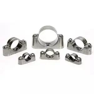 1Pcs 알루미늄 합금/304 스테인레스 스틸 오프월 코드 16mm50mm 하드웨어 패스너 새들 카드 고정 클립(나사