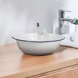 에나멜 발 세척대 족욕 욕조 세면대 담그기 용기