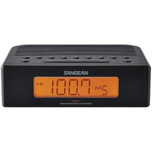 SANGEAN RCR-5BK AM/FM 디지털 튜닝 시계 라디오