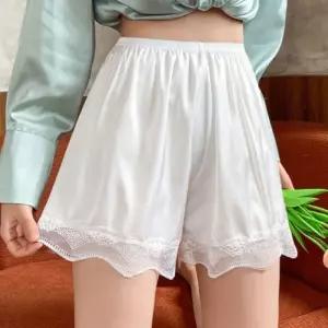 달라붙지 않는 레이스 속바지 치마 홈웨어 반바지 여자속옷 여성속옷 보정 속치마