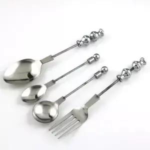 1Pc 금속 페르시 식기 Beadable DIY 와인 병 마개 가제트 스푼 포크 장식 액세서리