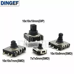 5PCS DIP SMD 5 방향 스위치 다 터치 리셋 키 10*10*10 MM 핀 10X10X10 7X7X5