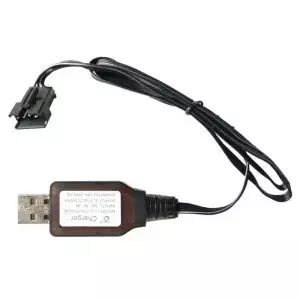 7.4V SM4P 역방향 충전기 4핀 배터리 USB 충전 케이블