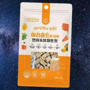 마리골드 담은 연어 야채 트릿 15g X5개 강아지 간식