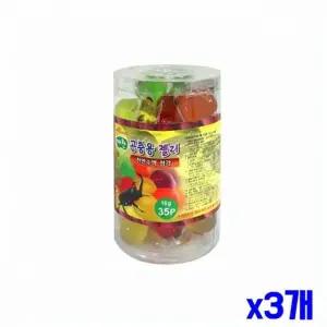 애완곤충 곤충 젤리 먹이 장수풍뎅이 달팽이 밀웜 키우기 35P 3개