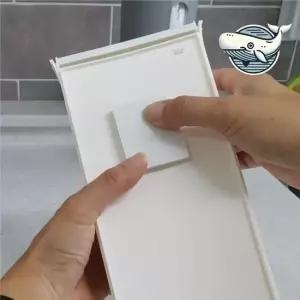벽면 부착 필름 정리 수납 통 리빙 정리함 비닐봉지정리함 비닐정리함 비닐보관함