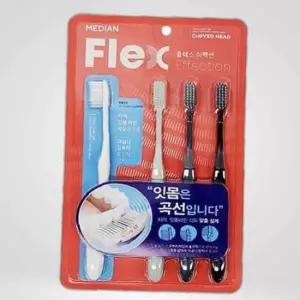 MY 메디안 플렉스 덴탈 칫솔 양치 이펙션칫솔4개입