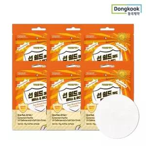 동국제약 마데카 선쉴드 패드(SPF50+) 4매 6개 (총 24매) 자외선차단 쿨링 간편선케어