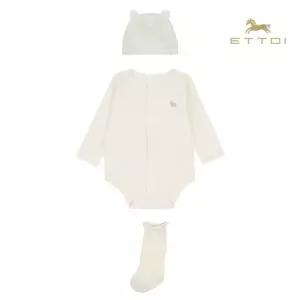 [롯데백화점]에뜨와 누오바디수트양말&모자SET 07T517910/임신,출산,신생아,백일,조카선물