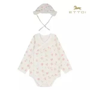 [롯데백화점]에뜨와 로렐배내수트&모자SET 07T517981/임신,신생아,축하선물,조카선물,배내저고리