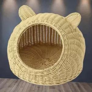 GDM 반려동물 라탄 고양이 집 42cm