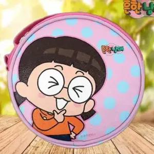 코코브레인 흔한남매 캔디 원형크로스 핑크
