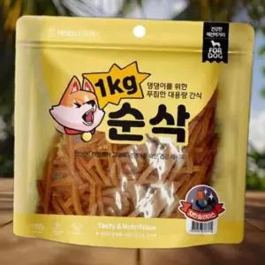 헤세드요셉 순삭 치킨슬라이스 1kg 강아지 간식