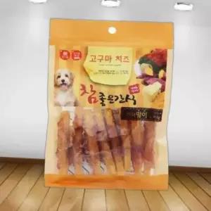 고구마치즈 100g-연어말이 1p 영양간식 애견간식