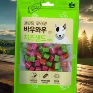 바우와우 치즈샌드조각 MIX 120g