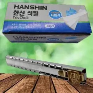 석필 줄긋기 초크 필기 클립 30PCS 1box+석필케이스