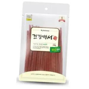 강아지간식 건강백서 야들야들 쫀득한 소고기 120g