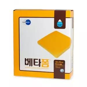 드레싱 베타폼N 습윤 욕창 상처 밴드 10CM 10매입 2MM