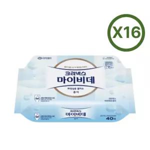크리넥스 마이비데 퓨어 비데물티슈 캡형 50매 12팩