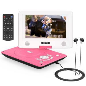 및 차량용 11.5인치 휴대용 DVD 플레이어, 카드 배터리, /USB 스크린 회전 9.5인치 지원(레드) 동기화 내장 스크린, TV에 HD /다중 SD 디스크 4-6시간 지원, 형식
