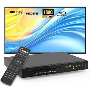 블루레이 플레이어 돌비 디지털 트루HD /DTS /COAXIAL 지원 재생 /AV 지역 내장 케이블 /PAL USB 128GB 1080P 재생, + 및 DVD HDMI /1 출력 풀 HD, 포함 A NTSC 모든