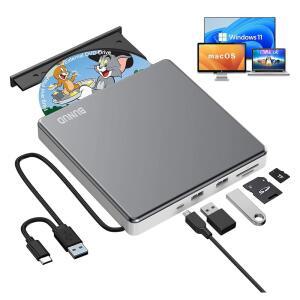 외장 DVD 드라이브, USB C 슈퍼드라이브, CD OS용 + 버너 휴대용 10 리눅스 맥북 3.0 윈도우 PC 노트북 리더기, 11 맥용, /-RW 플레이어