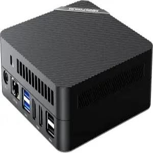미니스포룸 UM773 미니 PC 베어본 AMD 라이젠 7 7735HS 및 라데온 680M 최대 4.75GHz 컴퓨터 HDMI 2개 USB