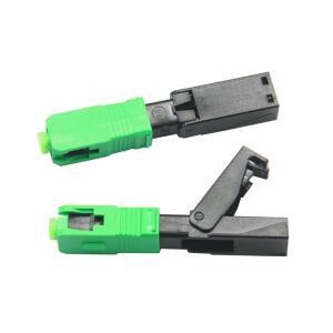 100PCS FTTH SC APC 광섬유 피복 와이어 퀵 커넥터 고속