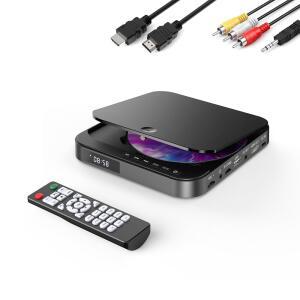 TV용 DESOBRY DVD 플레이어 - 1080P PAL 지원, CD 업스케일링이 AV /TF 출력 미니 가능한 플레이어, 카드 모든 내장 USB 휴대용 가정용 포맷을 /NTSC 재생하는 입력, HDMI 지역과