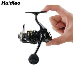 Huidiao 135g/4.76oz 초경량 스피닝 릴 500/800 소형 5.2:1 기어비 컴팩트 아이스 낚시 겨울