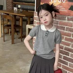[베이비맥스] 쁘띠 카라 퍼프 반팔 티셔츠 R17966 [P003822275]