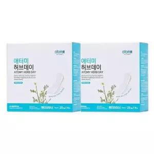[셀러허브]애터미 허브데이 팬티라이너 80개입 x 2개 (S49504509)