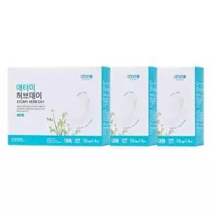 [셀러허브]애터미 허브데이 생리대 대형 x 120개 (S49504515)