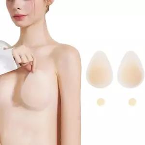 여성용 섹텐더 니플 커버 눈물방울 트 실리콘 페이스트 보이지 않는 노쇼 재사용 가능 스트랩리스