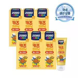 2080 키즈크리닉 치약 유아 아기 1단계 파인애플 80gX6입 MNS
