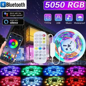 1-30M/100FT LED Light RGB Strip 5050 Tuya Wifi APP Control Luces Music Sync for Party PC TV Room