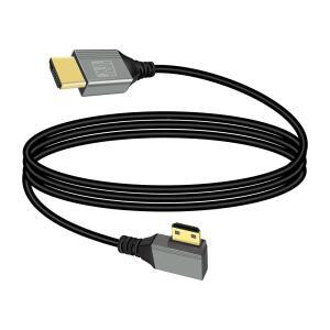 RIIEYOCA 8K 미니 HDTV TO 어댑터 8K@60HZ, TV, 노트북, 등과 지원, 캠코더 호환 4K@120HZ 케이블, 1M /3.3피트,
