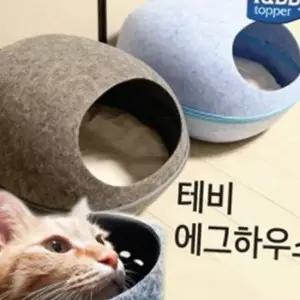 D17 테비 에그하우스 고양이 숨숨하우스