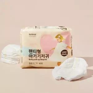 노브랜드 팬티 기저귀 남녀공용 점보 24매입 1팩 GST MNS