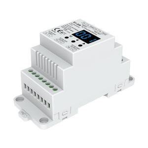 LED DMX-트라이액 디머 AC 100-240V 2채널x1.5A 위상절단 DIN 레일 출력 컨트롤러