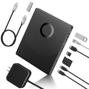 PC용 8 IN 1 외장 블루레이 /10 3D, /8 버너, /TYPE-C HDMI 노트북용 /USB /SD /11 플레이어 /LAN /7 /TF CD 맥OS용 3.0 XP 드라이브, 있는 포트가 100G /DVD 디스크 윈도우
