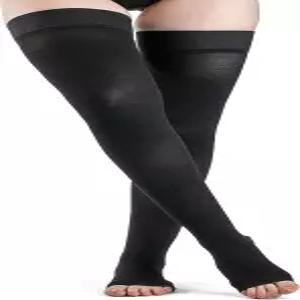 시그바리스 여성용 다이나벤 오픈 토 허벅지 높이 3040mmHg 그립탑 포함