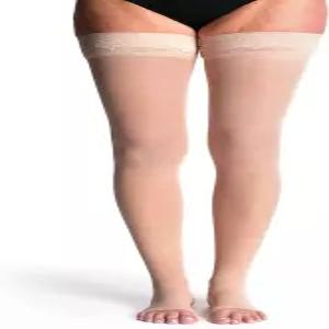 시그바리스 여성용 스타일 시어 780 오픈 토 허벅지 높이 그립 탑 2030mmHg ML 미디엄 롱 따뜻한 모래