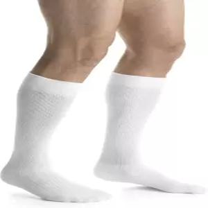 JOBST 액티브웨어 2030mmHg 무릎 고압축 양말 작고 시원한 흰색