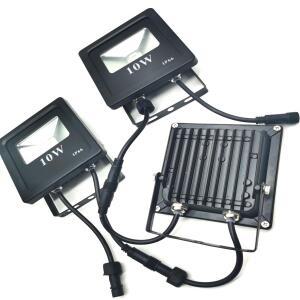 10W RGB 스마트 투광등, WS2811 LED 픽셀 주소 지정이 가능 DC12-24V 입력 IP65, X-Connect 파티용