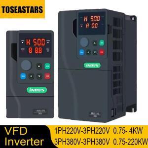 가변 주파수 드라이브 VFD 변환기 인버터 속도 제어기, 3 상 모터용, AC 220V 0.75 KW