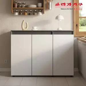 라자가구 리브 르코 거실 주방 다용도 수납장 1200 RBS005