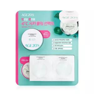 에이지투웨니스 선 에센스 팩트 카밍 롱 프로텍션 12.5g(SPF50+) 본품+리필 - R
