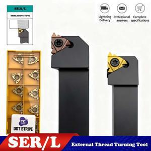 SER1212H16 외부 나사 가공 홀더 카바이드 인서트 MMT16ER AG60 포함